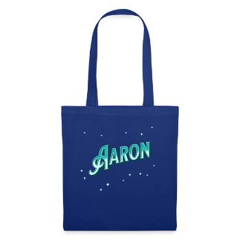 Aaron name personalized - Tote Bag - royal blue - Front
