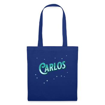 Carlos name personalized - Tote Bag - royal blue - Front