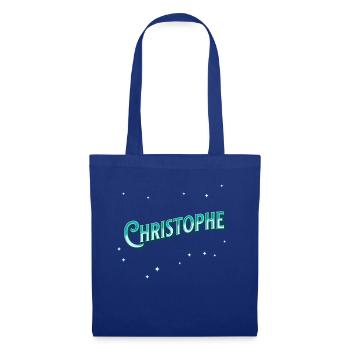 Christophe name personalized - Tote Bag - royal blue - Front