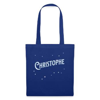 Christophe name personalized - Tote Bag - royal blue - Front
