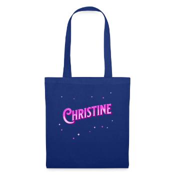 Christine Name personalized - Tote Bag - royal blue - Front