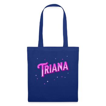 Noms Triana Personnalisés - Sac en tissu - bleu royal - Devant