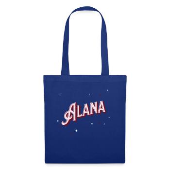 Alana name personalized - Tote Bag - royal blue - Front