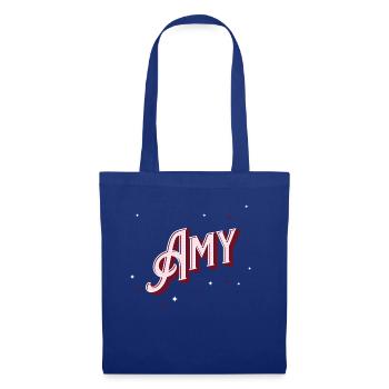 Amy name personalized - Tote Bag - royal blue - Front