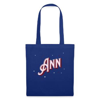 Ann name personalized - Tote Bag - royal blue - Front