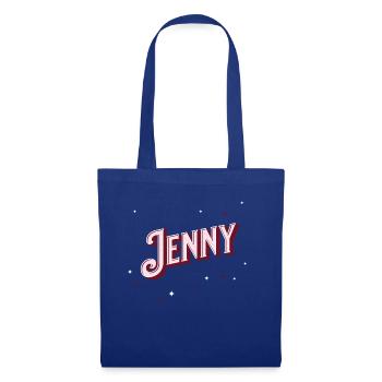 Personalized Jenny name - Tote Bag - royal blue - Front