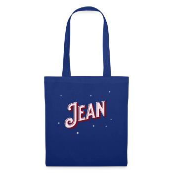 Jean name personalized - Tote Bag - royal blue - Front