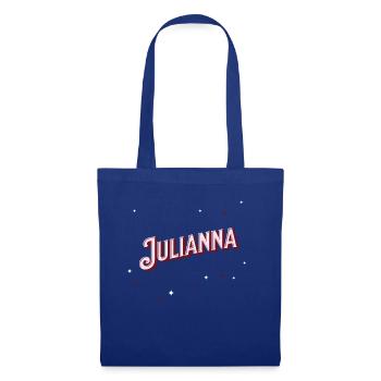 Julianna name personalised - Tote Bag - royal blue - Front