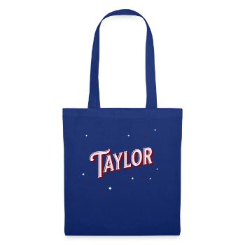 Taylor name personalized - Tote Bag - royal blue - Front
