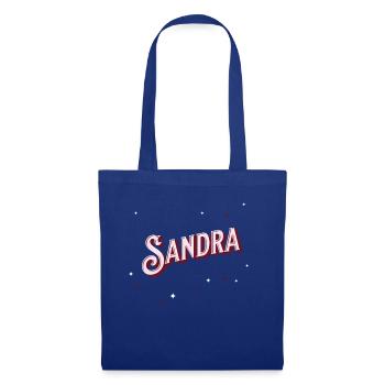 Sandra name personalized - Tote Bag - royal blue - Front