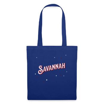 Savannah name personalized - Tote Bag - royal blue - Front