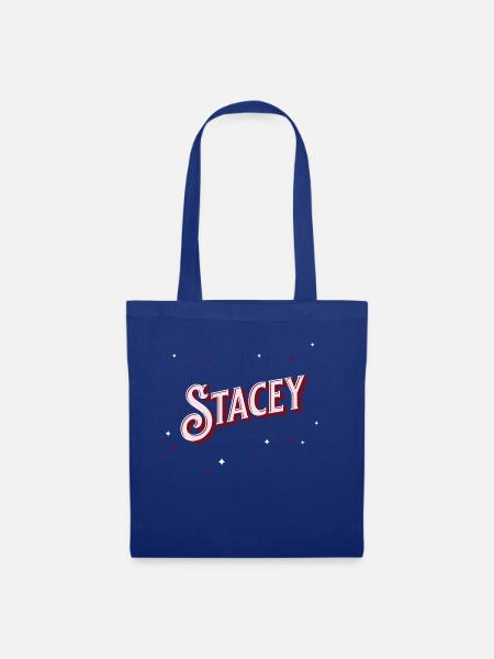 Stacey name personalized - Tote Bag - royal blue