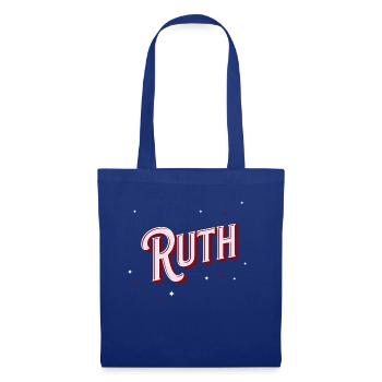 Ruth Namen personalisiert - Stoffbeutel - Royalblau - Vorne