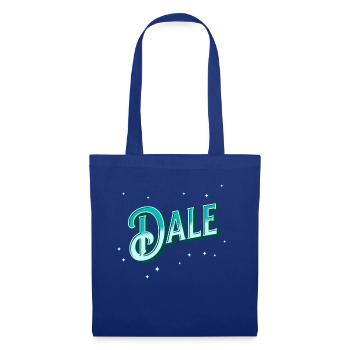 Noms Dale personnalisés - Sac en tissu - bleu royal - Devant