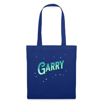 Nom Garry personnalisé - Sac en tissu - bleu royal - Devant