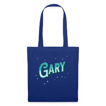 Le nom de Gary personnalisé - Sac en tissu - bleu royal - Devant