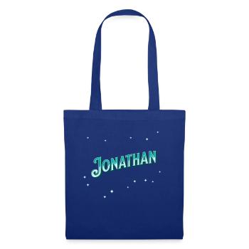 Jonathan Namen personalisiert - Stoffbeutel - Royalblau - Vorne