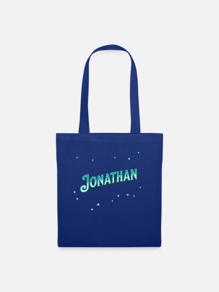 Jonathan name personalized - Tote Bag - royal blue