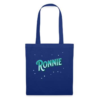 Ronnie Namen personalisiert - Stoffbeutel - Royalblau - Vorne