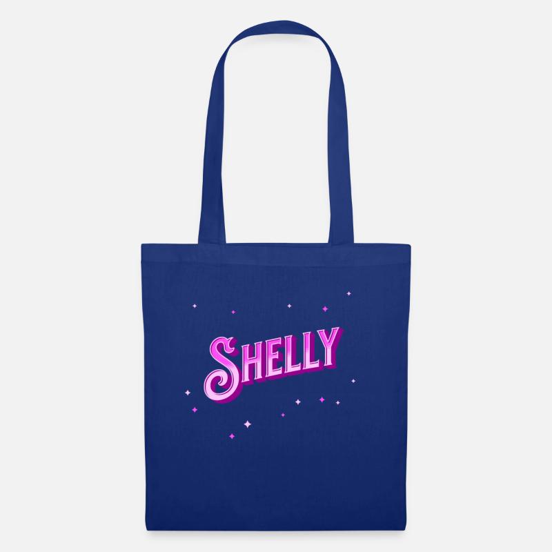 Shelly Namen personalisiert - Stoffbeutel - Royalblau