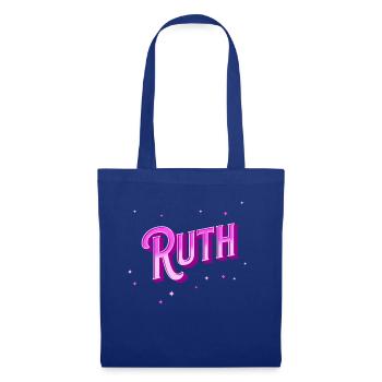 Ruth Namen personalisiert - Stoffbeutel - Royalblau - Vorne