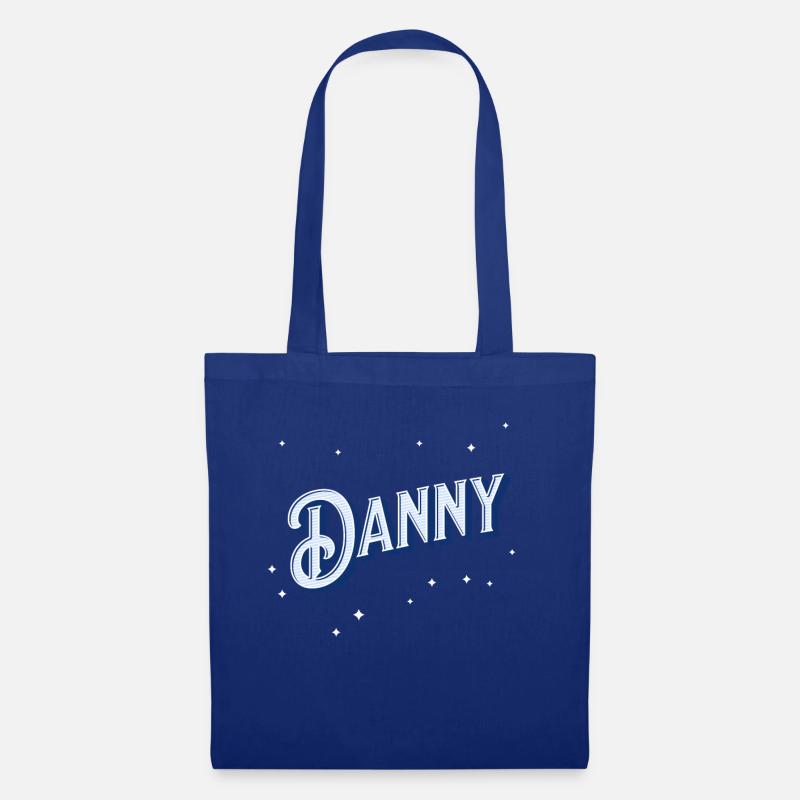 Danny Namen personalisiert - Stoffbeutel - Royalblau
