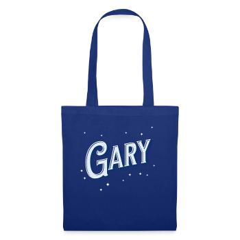 Le nom de Gary personnalisé - Sac en tissu - bleu royal - Devant