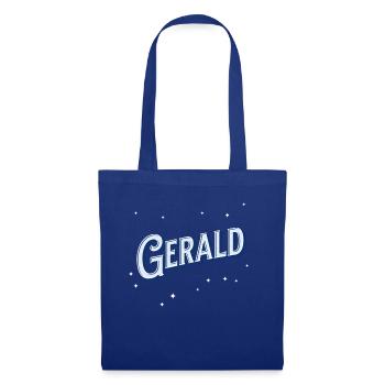 Gerald name personalized - Tote Bag - royal blue - Front
