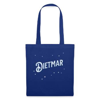 Dietmar Namen personalisiert - Stoffbeutel - Royalblau - Vorne