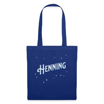 Henning name personalized - Tote Bag - royal blue - Front