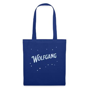 Wolfgang Nom personnalisé - Sac en tissu - bleu royal - Devant