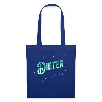 Dieter Name personalized - Tote Bag - royal blue - Front