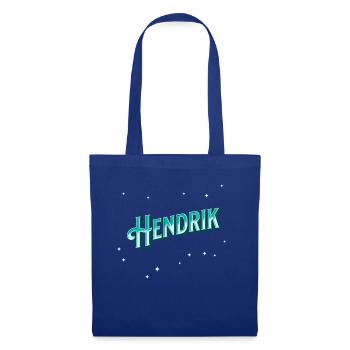 Hendrik Namen personalisiert - Stoffbeutel - Royalblau - Vorne