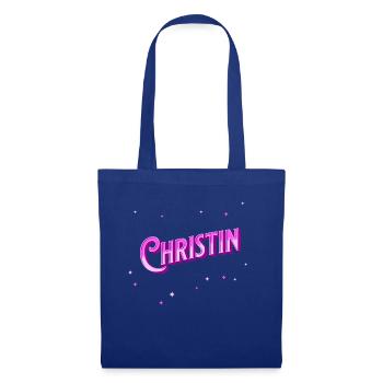 Christin's name personalized - Tote Bag - royal blue - Front