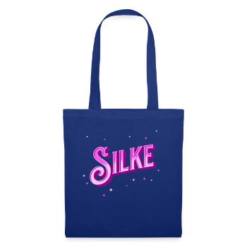 Silke name personalized - Tote Bag - royal blue - Front