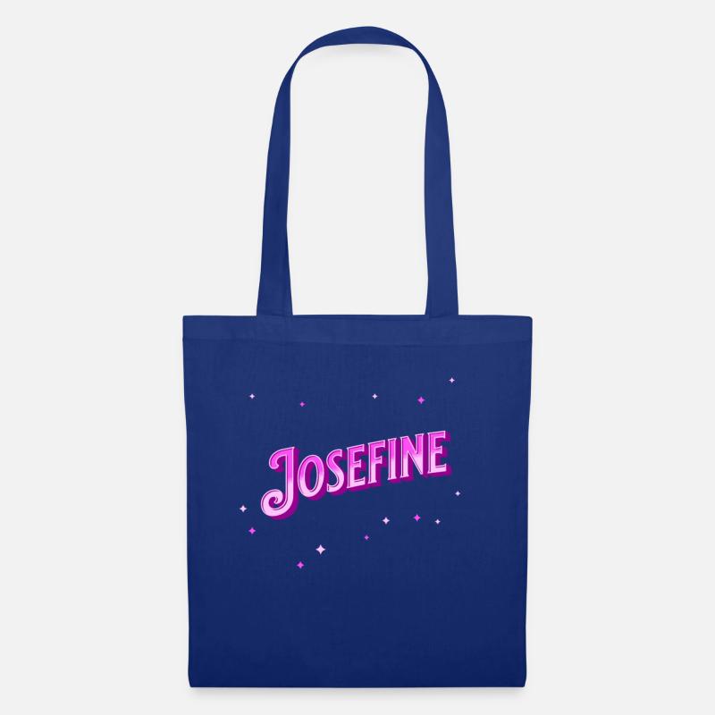 Josefine Namen personalisiert - Stoffbeutel - Royalblau
