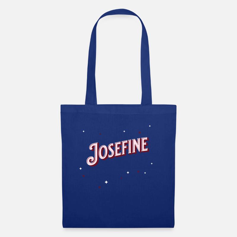 Josefine Namen personalisiert - Stoffbeutel - Royalblau