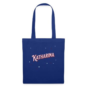 Katharina name personalized - Tote Bag - royal blue - Front