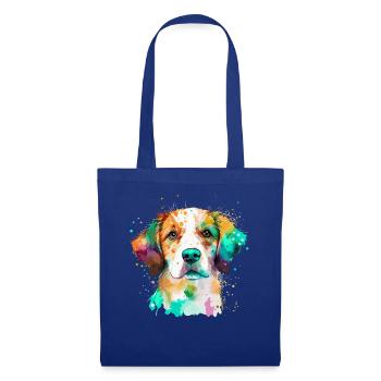 Cute little dog for dog lovers colorful - Tote Bag - royal blue - Front