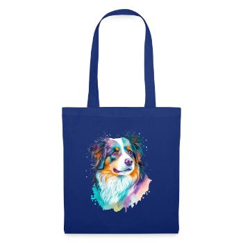 Maître maîtresse des chiens de berger australiens - Sac en tissu - bleu royal - Devant