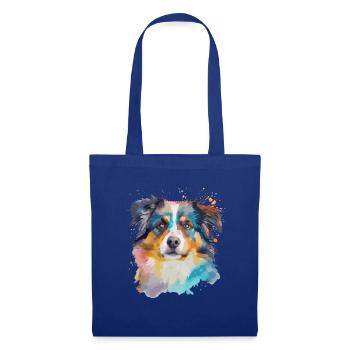 Maître maîtresse des chiens de berger australiens - Sac en tissu - bleu royal - Devant