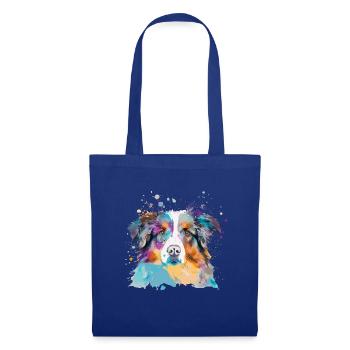 Maître maîtresse des chiens de berger australiens - Sac en tissu - bleu royal - Devant
