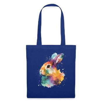 Cute little rabbit For rabbit lovers Colorful - Tote Bag - royal blue - Front