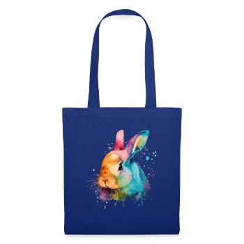 Cute little rabbit For rabbit lovers Colorful - Tote Bag - royal blue - Front