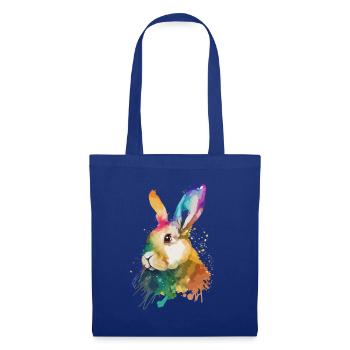 Cute little rabbit For rabbit lovers Colorful - Tote Bag - royal blue - Front