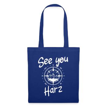 Harz Ski Monts Métallifères Snowboard - Sac en tissu - bleu royal - Devant