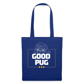 Good Pug - The Cute Companion - Tote Bag - royal blue - Front