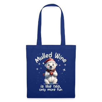 Christmas Market Funny Mulled Wine Drink Sayings - Tote Bag - royal blue - Front