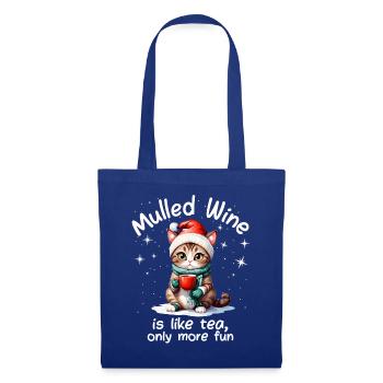 Christmas Market Funny Mulled Wine Drink Sayings - Tote Bag - royal blue - Front