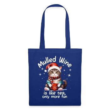 Christmas Market Funny Mulled Wine Drink Sayings - Tote Bag - royal blue - Front